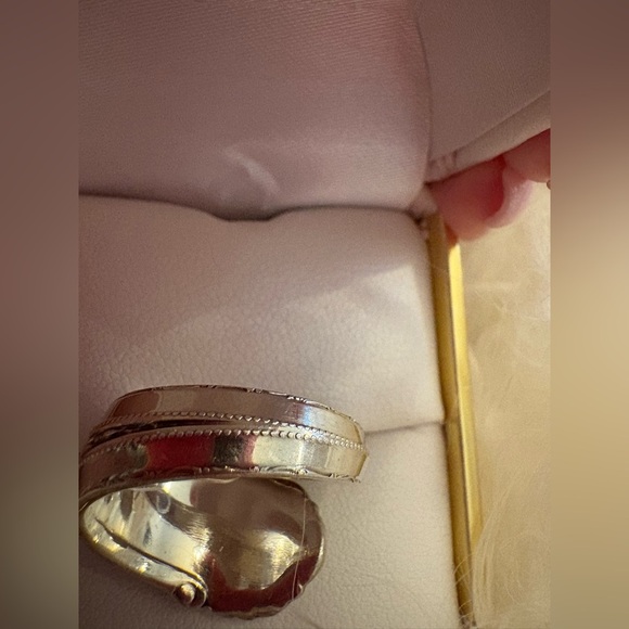 Elegant Silver Spoon Floral Ring - Picture 3 of 3